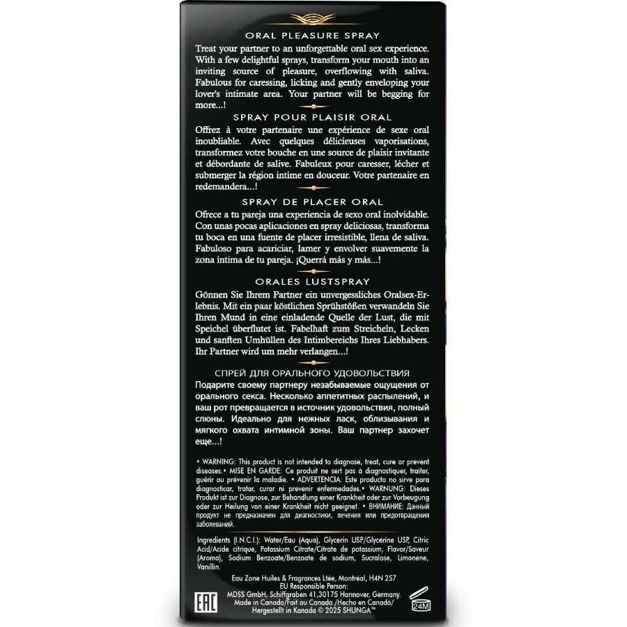 Shunga Waves Pleasure Spray Oral Frutas Exóticas 20 ml