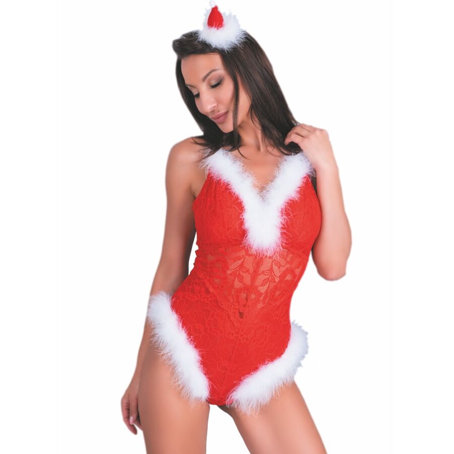 Naughty Santa LC 90706 - Body Navideño Livco Corsetti Fashion