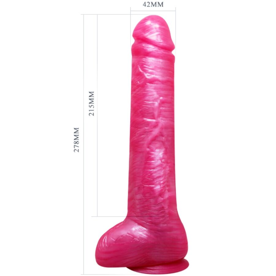 Dildo con Ventosa Baile Color Rosa