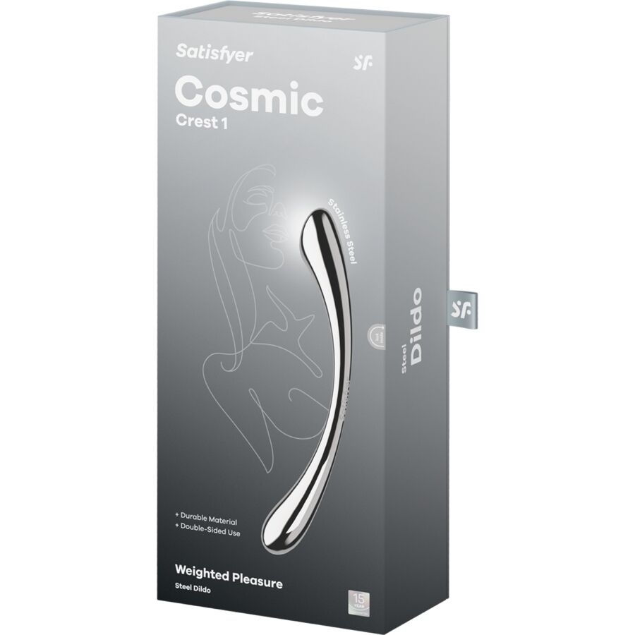 Satisfyer Cosmic Crest 1 - Dildo Doble Acabado Acero Inoxidable