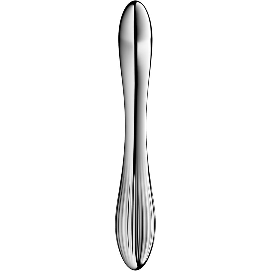 Satisfyer Pure Gravity 1 Dildo Doble Extremo Acero Inoxidable