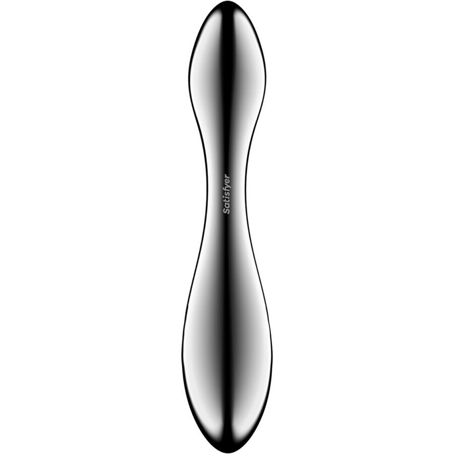 Satisfyer Pure Gravity 3 Dildo Doble Extremo Acero Inoxidable