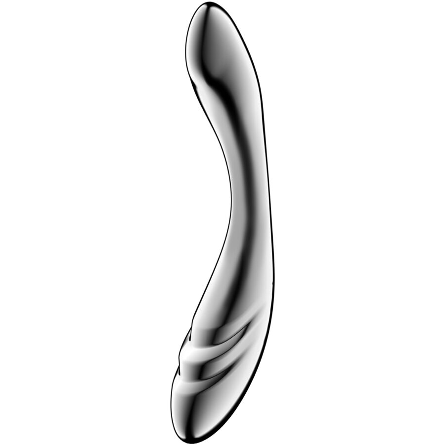 Satisfyer Pure Gravity 3 Dildo Doble Extremo Acero Inoxidable