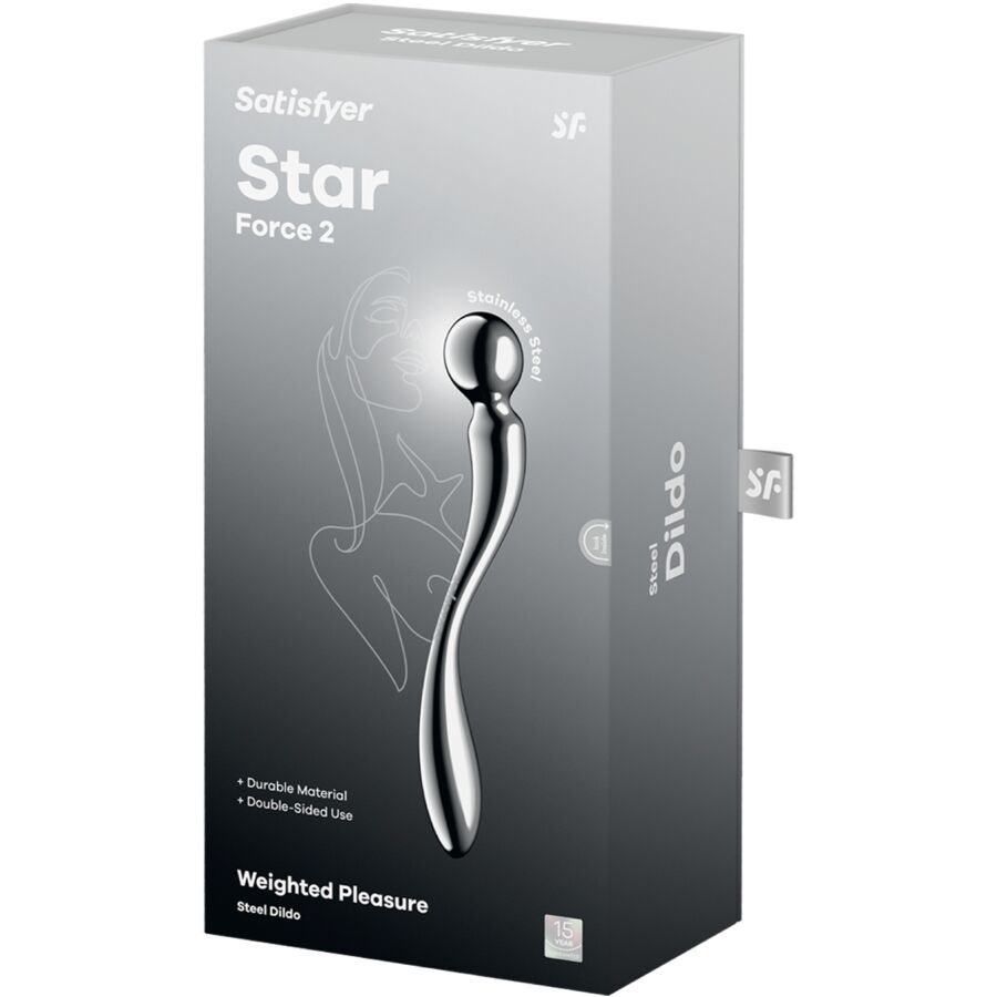 Satisfyer Star Force 2 Dildo Doble Extremo Acero Inoxidable