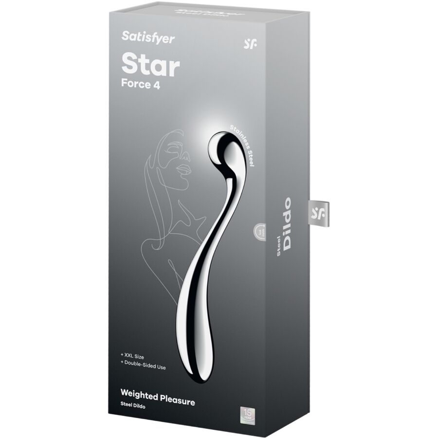 Satisfyer Star Force 4 Dildo Doble Extremo Acero Inoxidable