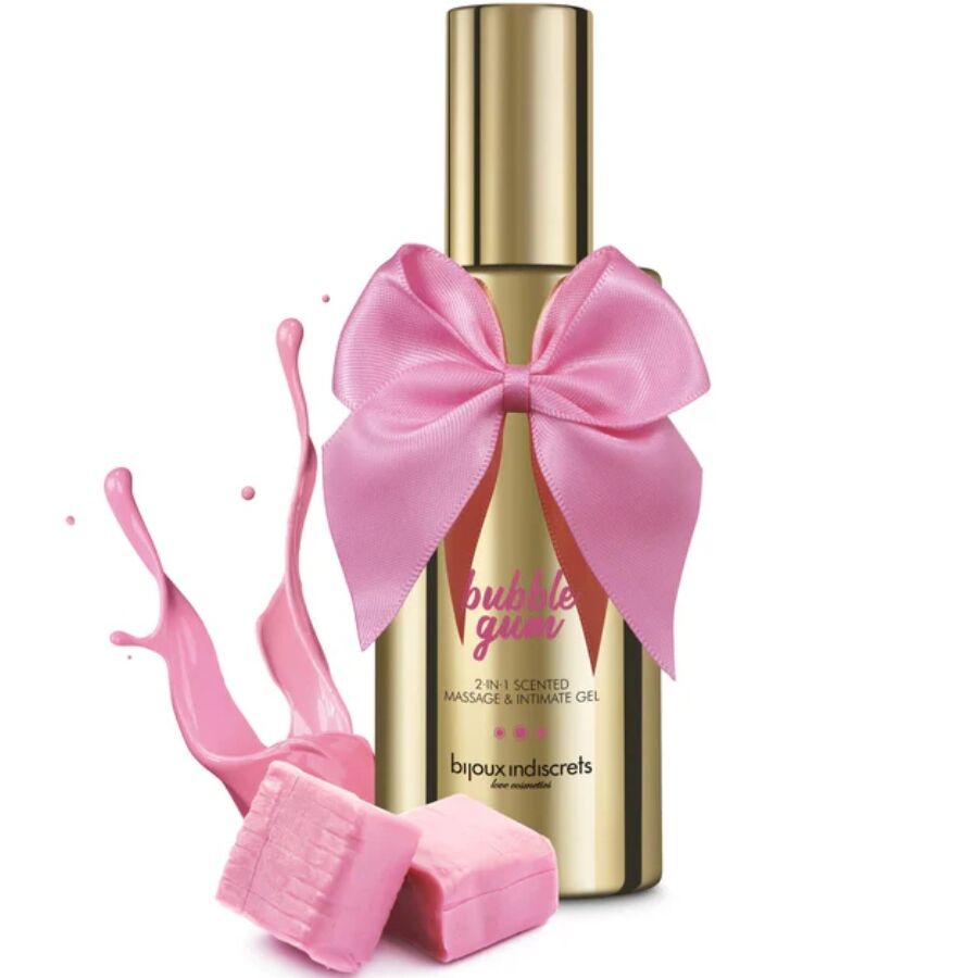 Bijoux Bubble Gum 2 en 1 Gel Masaje e Íntimo Aromatizado 100 ml