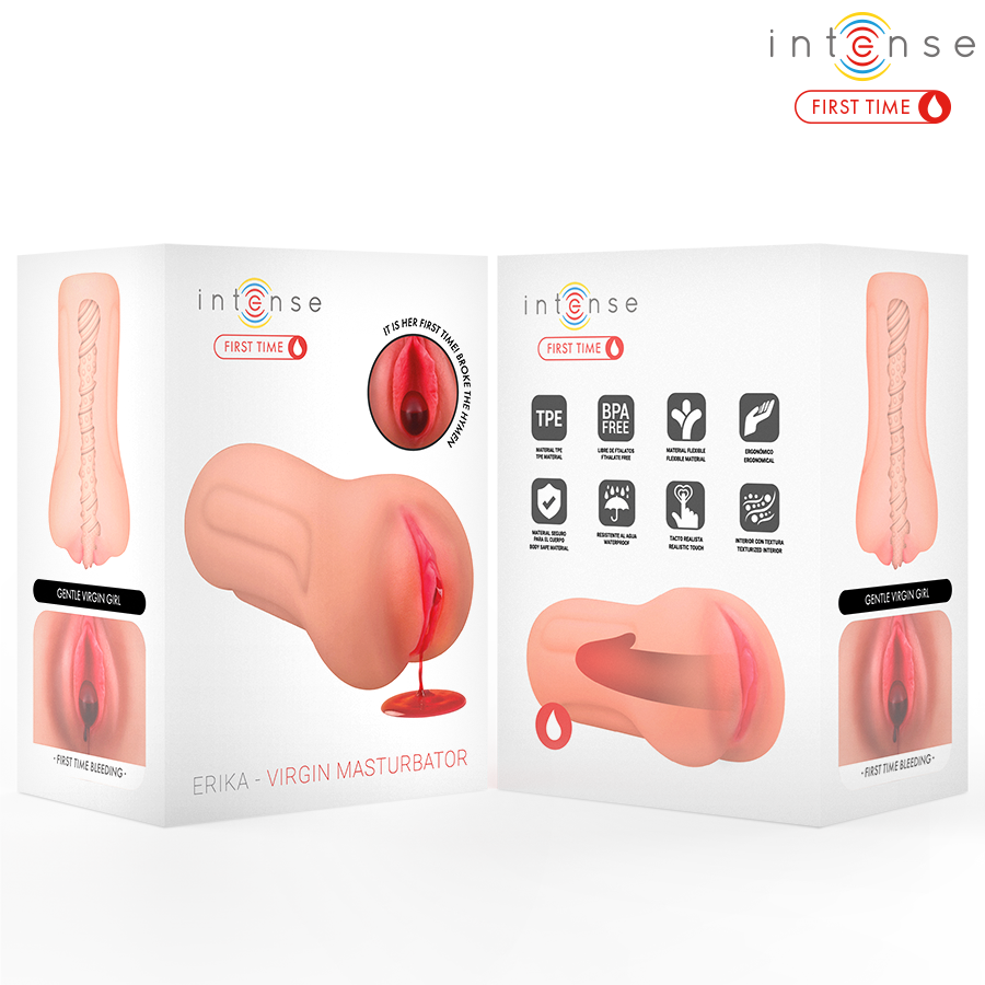 Intense First Time Erika - Masturbador Masculino Realista con Textura Estimulante
