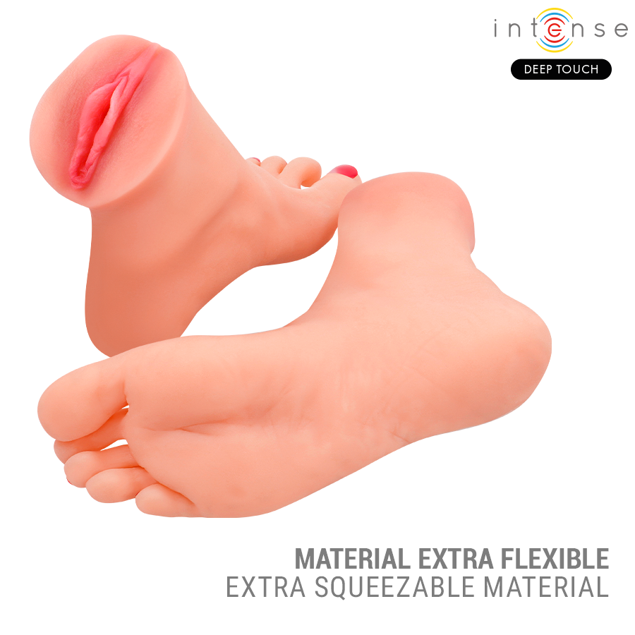 Intense Deep Touch Gabbie - Masturbador de Dos Piezas con Forma de Pie