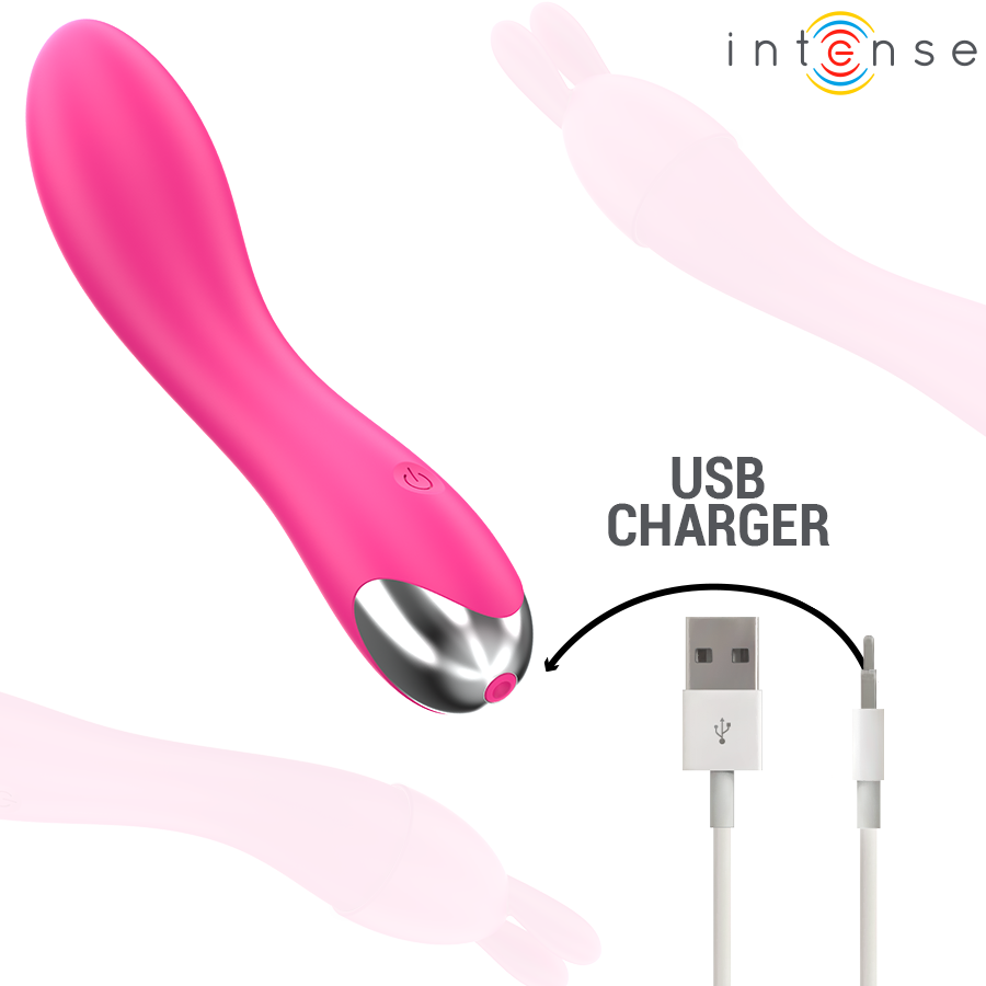 Vibrador Intense Cher con 20 Patrones y Cabezales Intercambiables