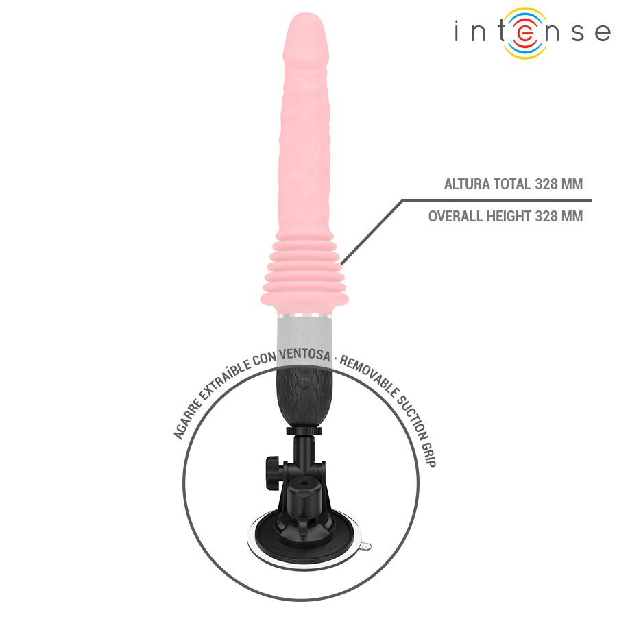 Intense Cynthia - Vibrador con Control Remoto y Función de Calor