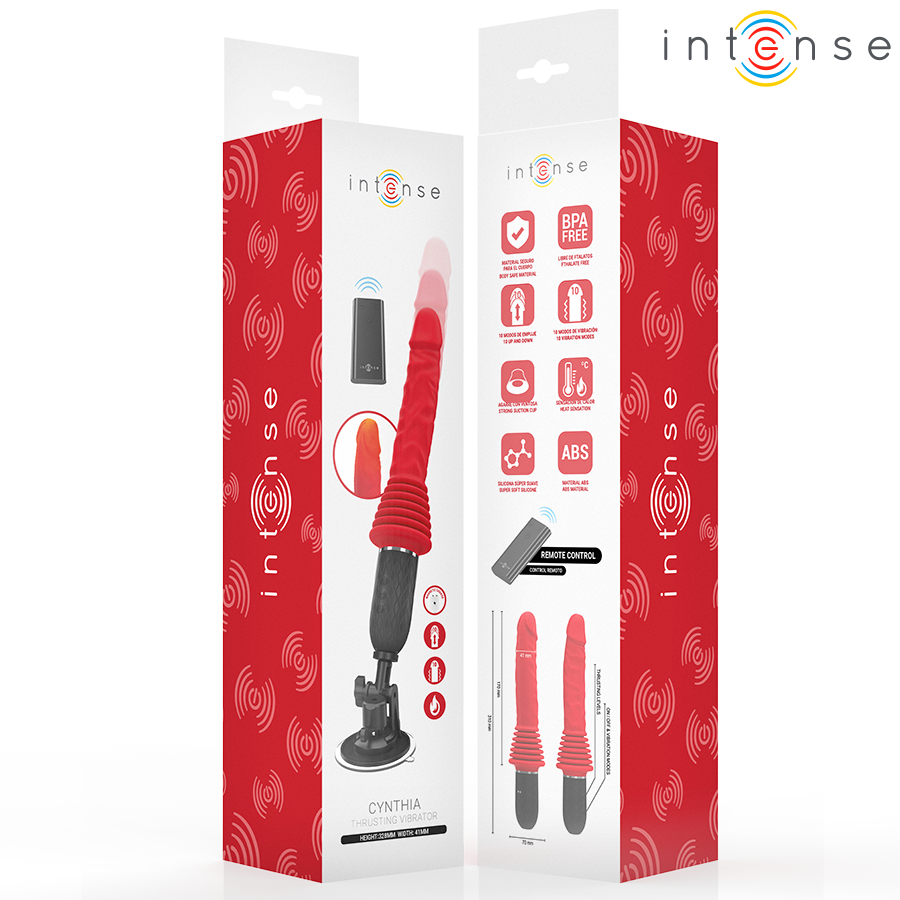 Intense Cynthia - Vibrador con Control Remoto y Función de Calor