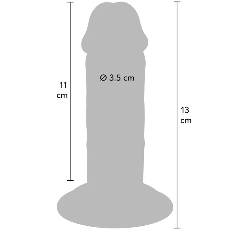 Get Real Deluxe Thick Double-Density TPE Dong 13 cm