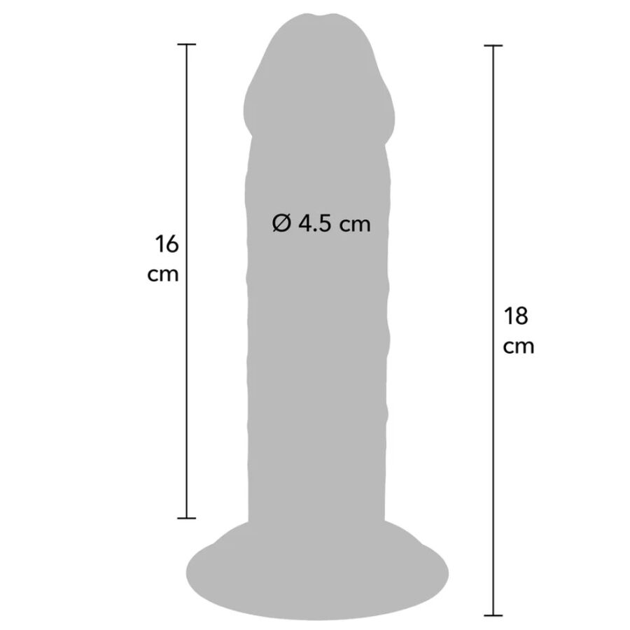 Get Real Deluxe Thick Double-Density TPE 18 cm