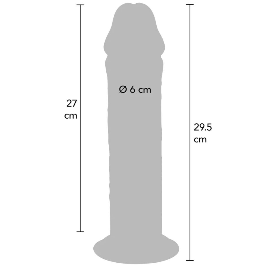 Get Real Deluxe - Dong de Doble Densidad TPE 29.5 cm