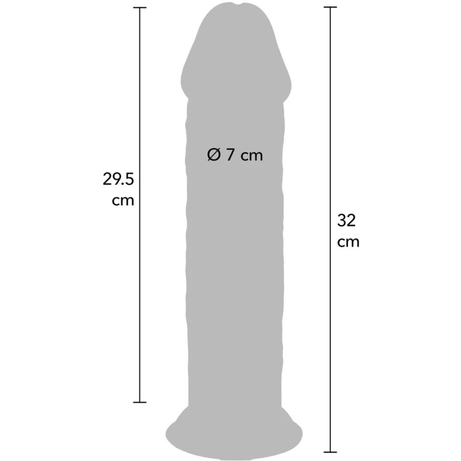 Get Real Deluxe Dong 32 cm - Doble Densidad TPE