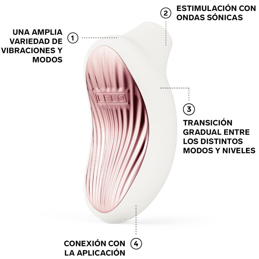 LELO Sona 3 Sonic Clitoral Massager Cream