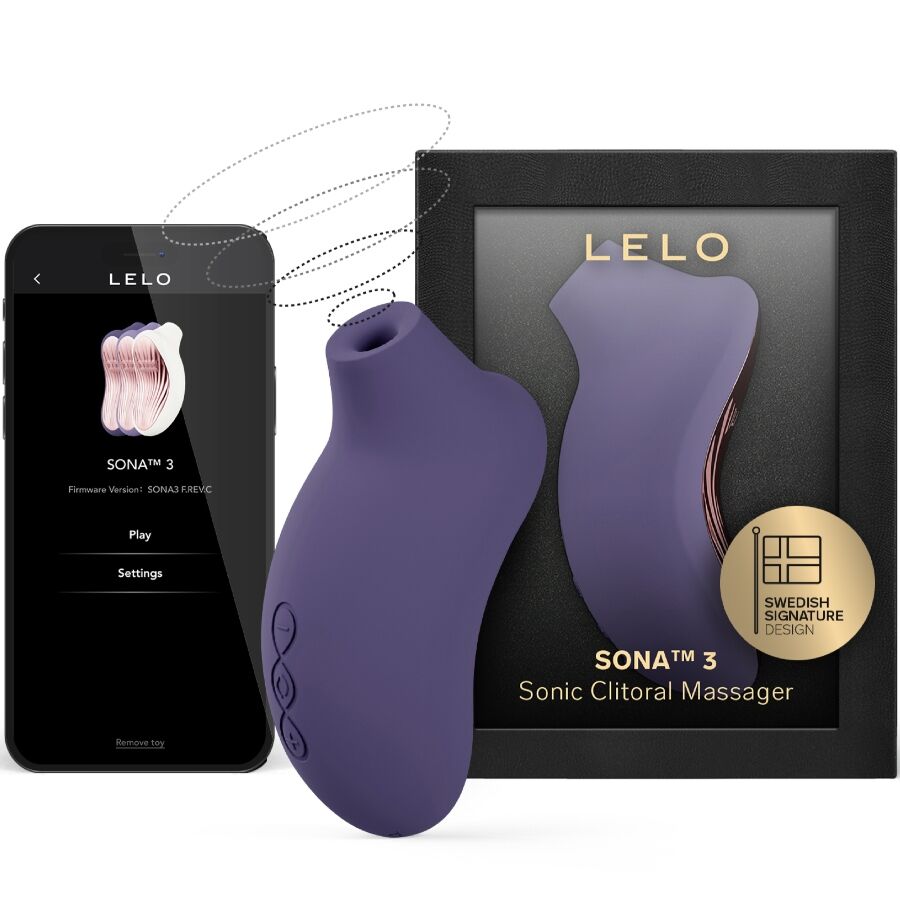 LELO Sona 3 Sonic Clitoral Massager - Cyber Purple