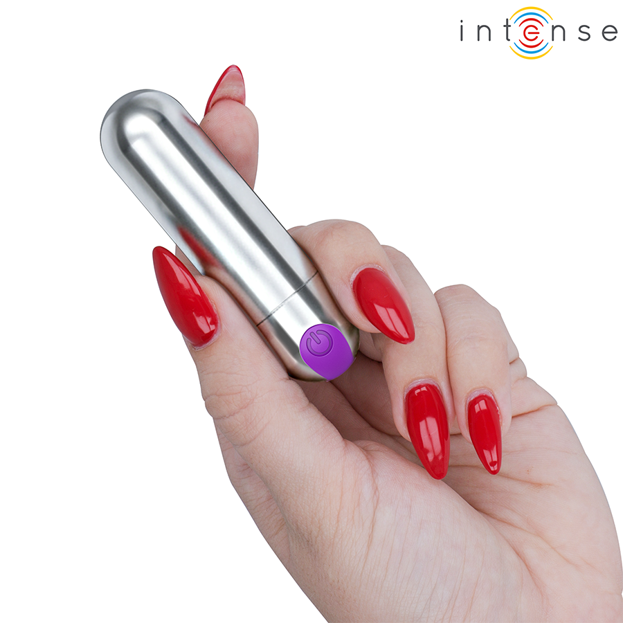 Intense Karen Mini Vibrador Recargable Plateado