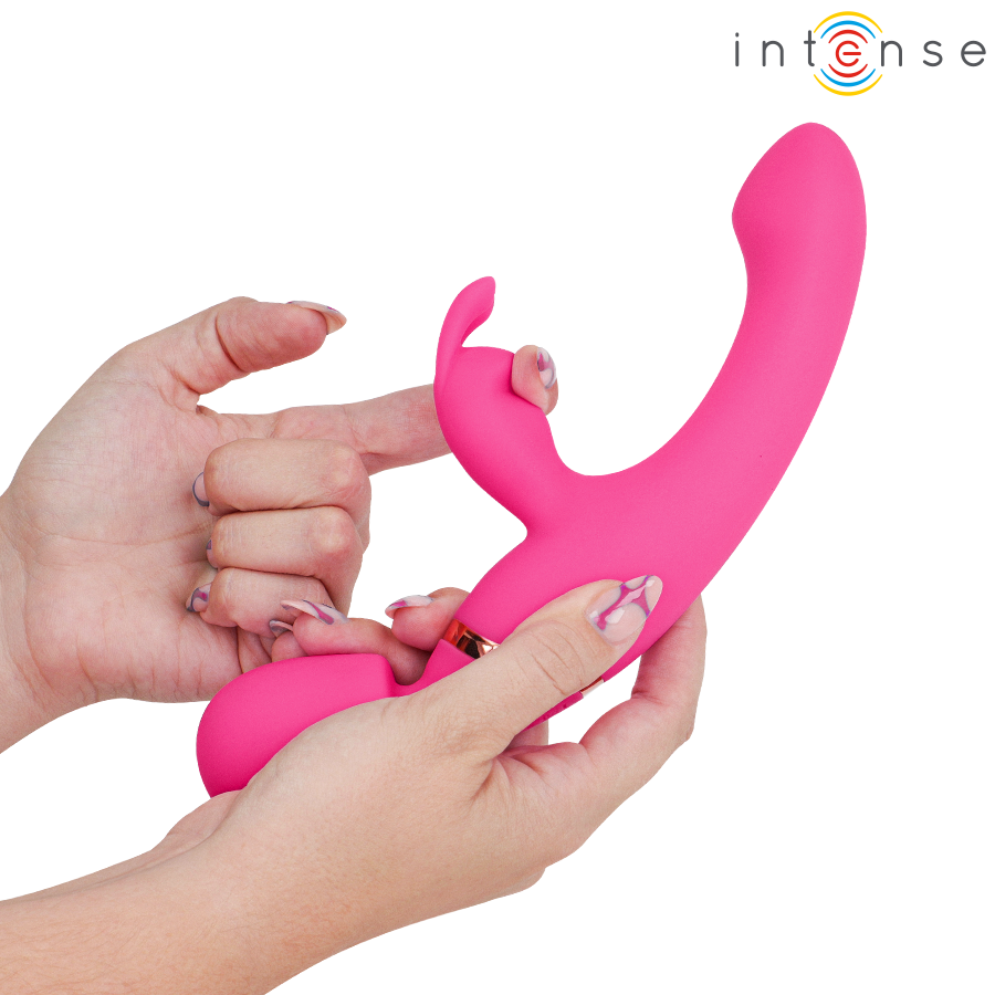 Intense Winona Double Vibrator Rabbit & Wand - Vibrador Recargable USB