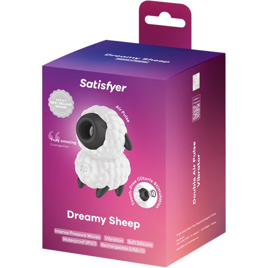 Satisfyer Dreamy Sheep - Estimulador de Presión de Aire y Vibrador Dual