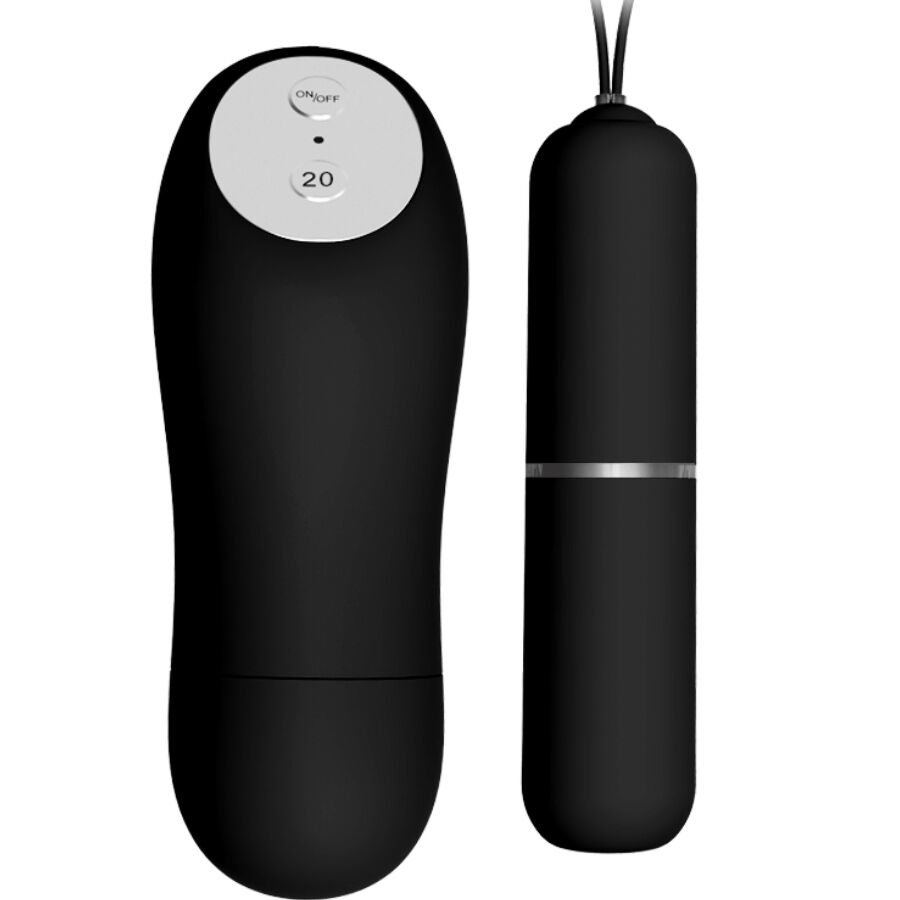 Braga Vibratoria Baile con Mando a Distancia Negro