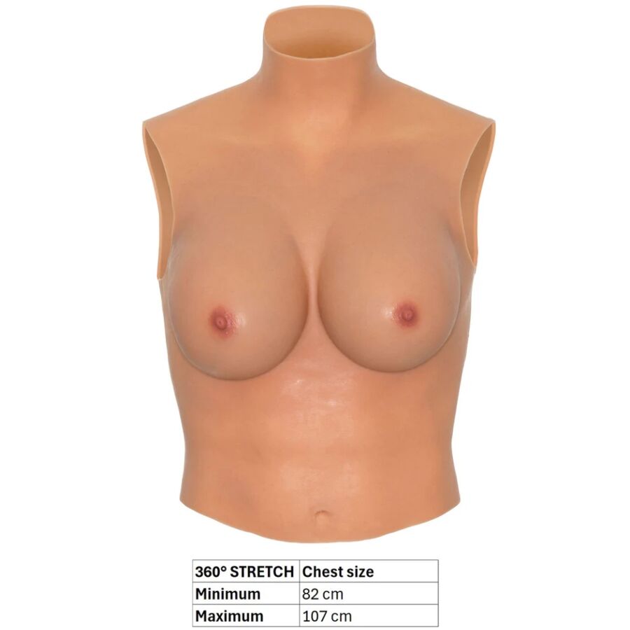 Hidden Desire ALTER EGO Camisa Pechos Portátiles D-Cup Silicona