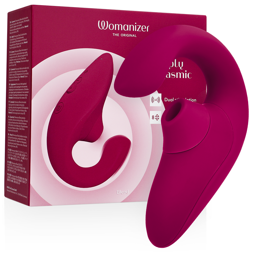 Womanizer BLEND - Estimulador Dual Clítoris y Zona G Rosa Vibrante