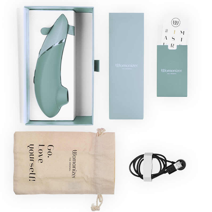 Vibrador Womanizer WOM180-GREEN Verde - Silicona Resistente al Agua