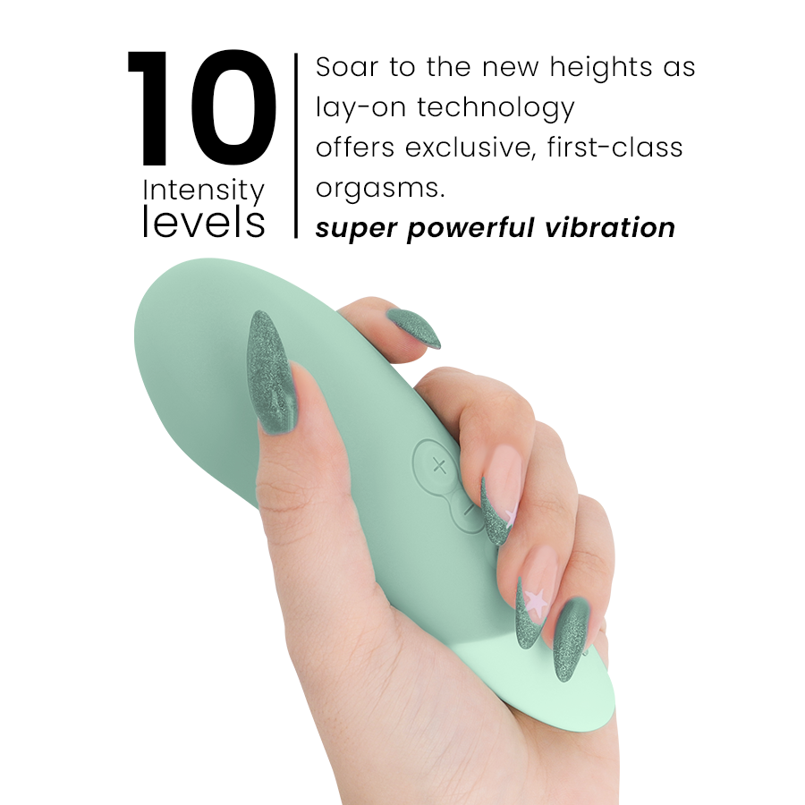 Womanizer Vibe Lay-On Silent Vibrator Sage
