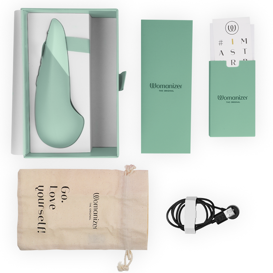 Womanizer Vibe Lay-On Silent Vibrator Sage