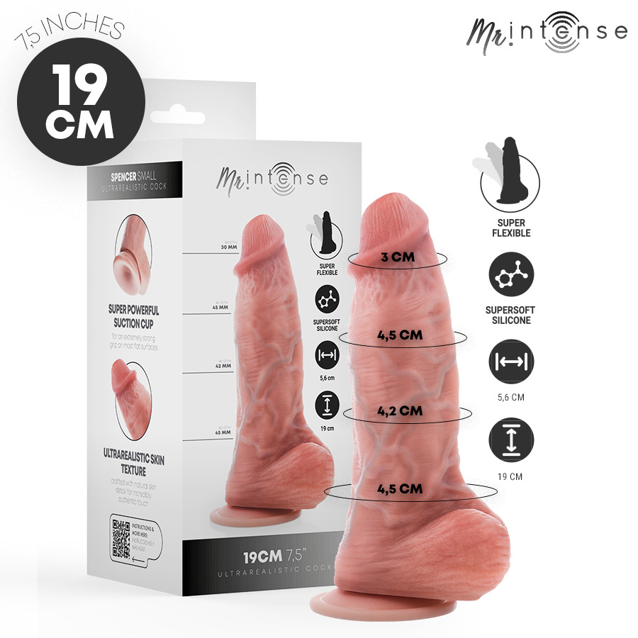 Mr Intense Small Spencer - Dildo de Silicona 19 cm