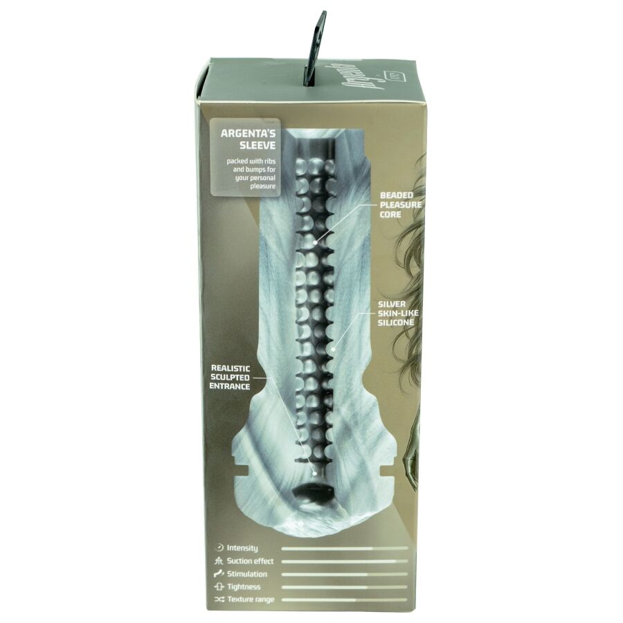 KIIROO Feel Argenta Kiros Masturbador Stars Collection - Stroker Compatible con Keon