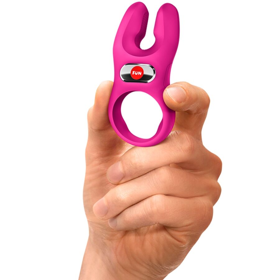 Fun Factory Nos Pro Vibrating Cock Ring Magenta