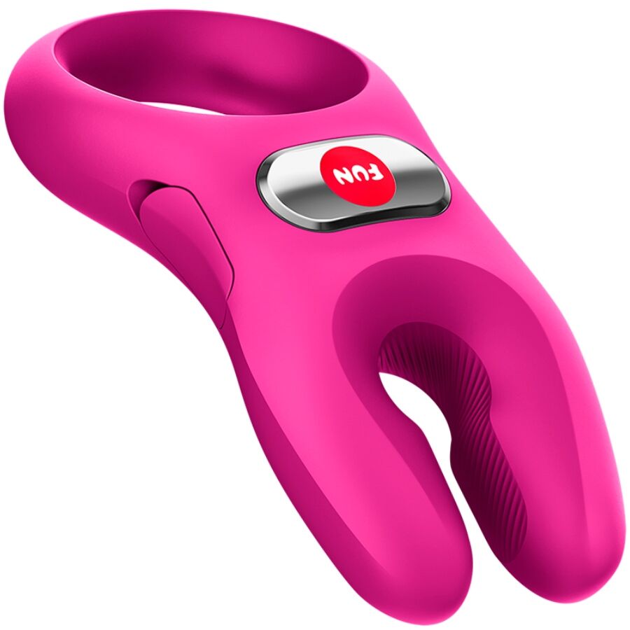 Fun Factory Nos Pro Vibrating Cock Ring Magenta