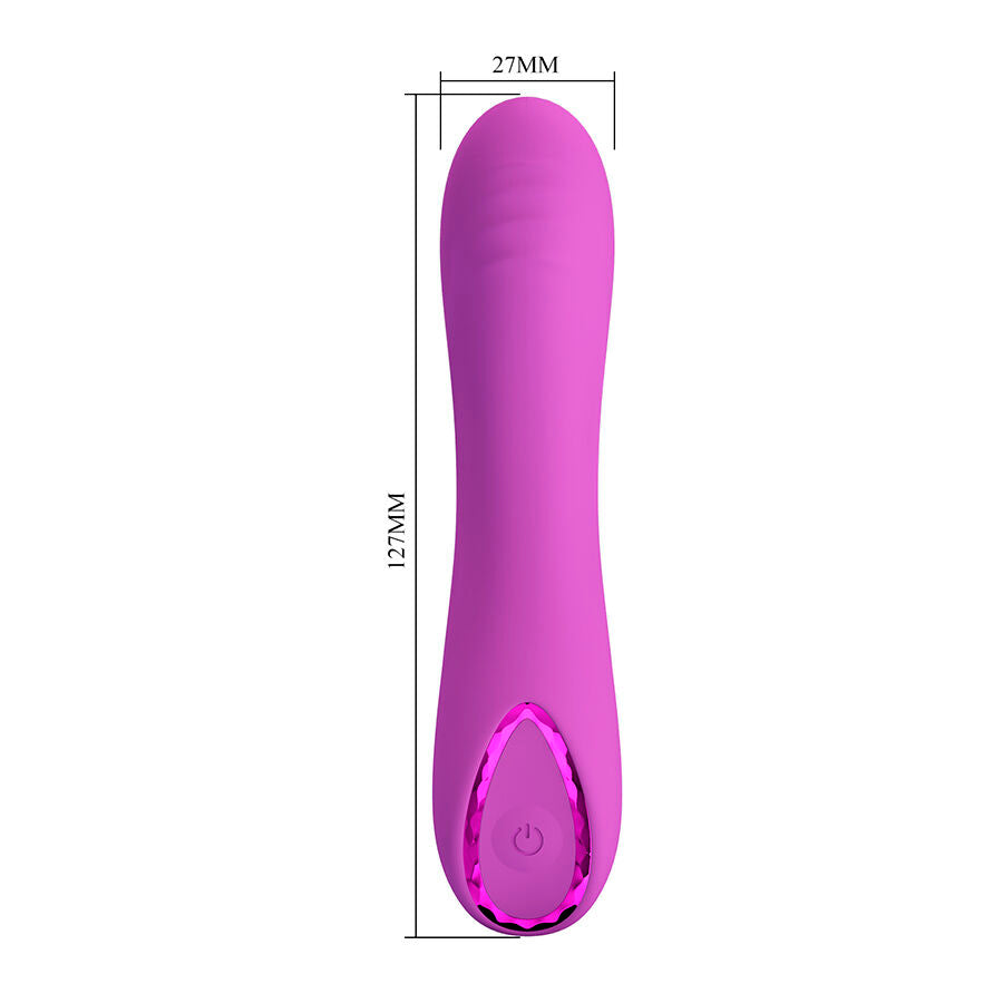 Pretty Love DJ Dick G-Spot Purple Vibrator