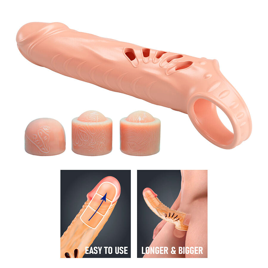 Pretty Love Penis Sleeve with Extenders