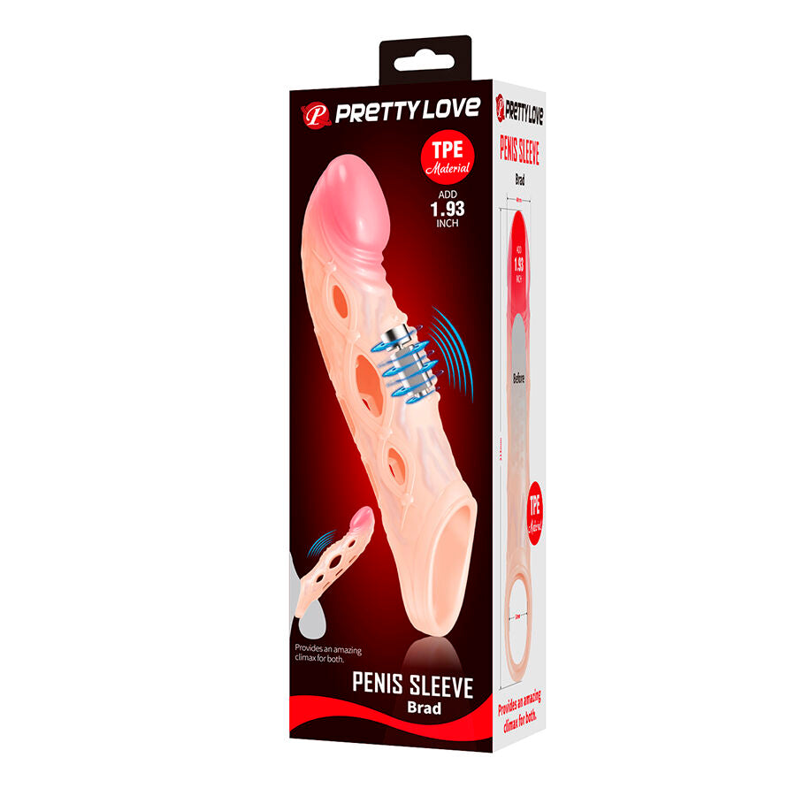 Pretty Love Brad - Funda Vibratoria para Pene