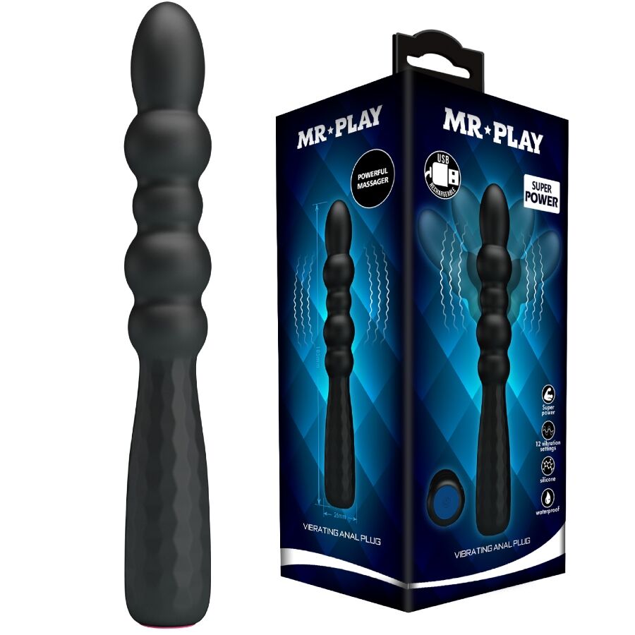 Mr Play Flexible Vibrating Anal Plug
