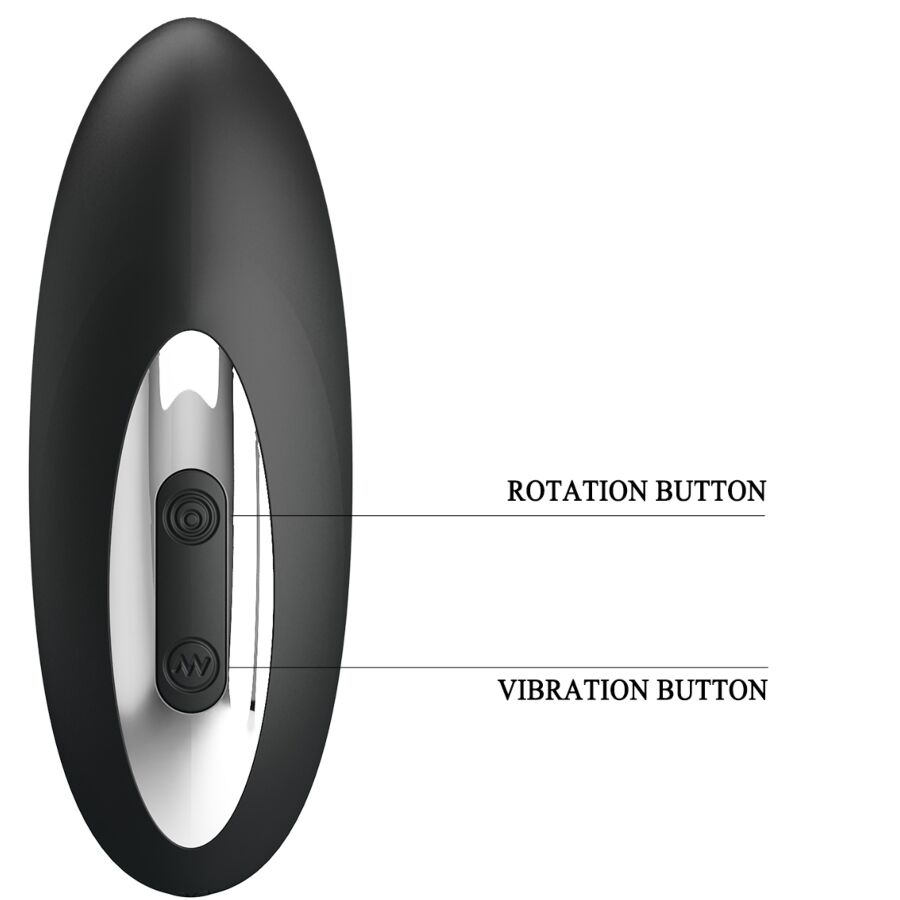 Mr Play Prostate Massager - Rotación y Vibración
