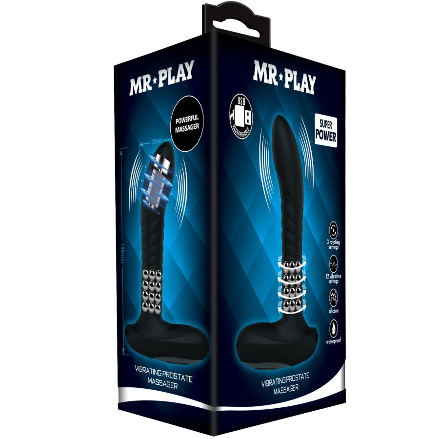 Mr Play Prostate Massager - Rotación y Vibración