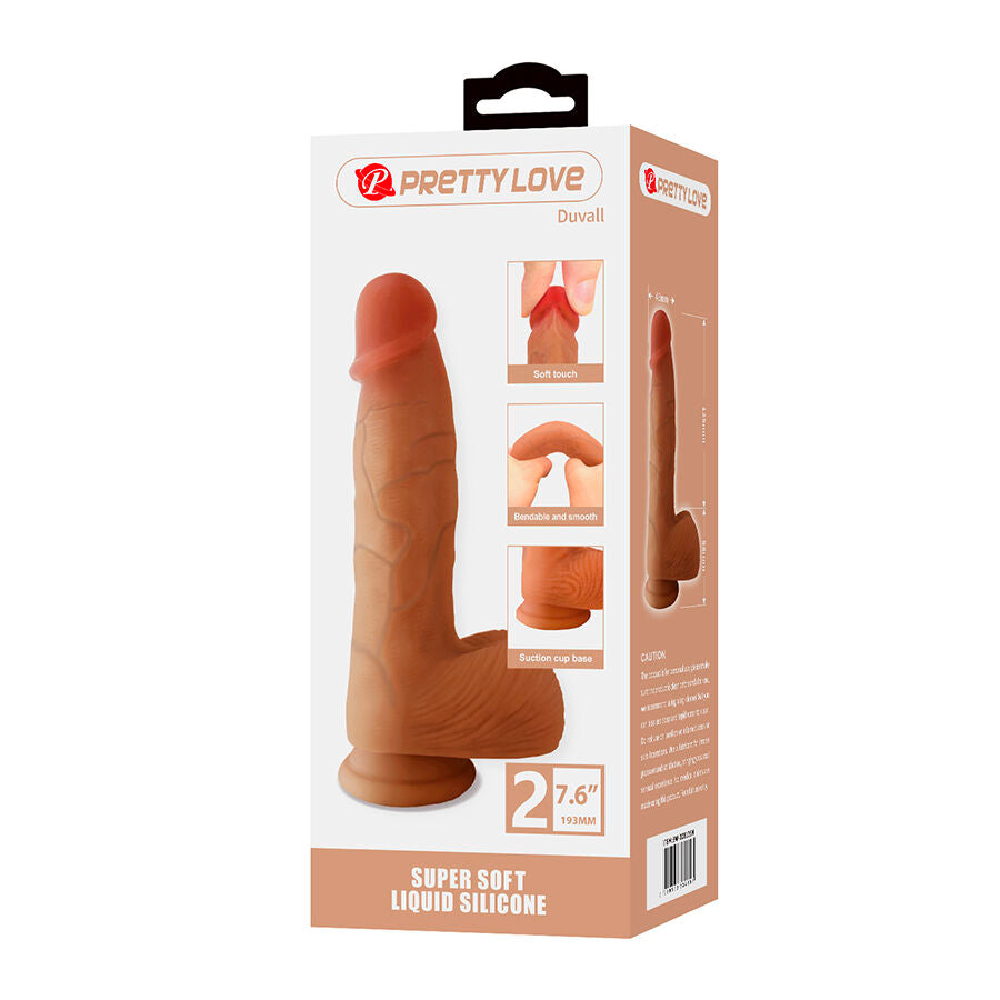 Pretty Love Duvall Dildo Realista con Ventosa 19,3 cm