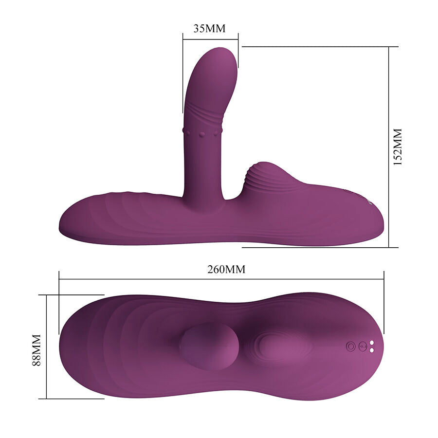 Pretty Love Luka - Vibrador con Efecto Calor y Control Remoto