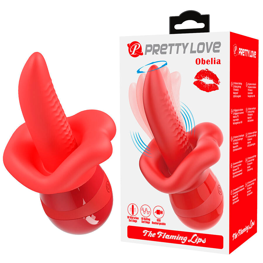 Pretty Love Obelia - Masturbador con Vibración y Movimiento Orbital