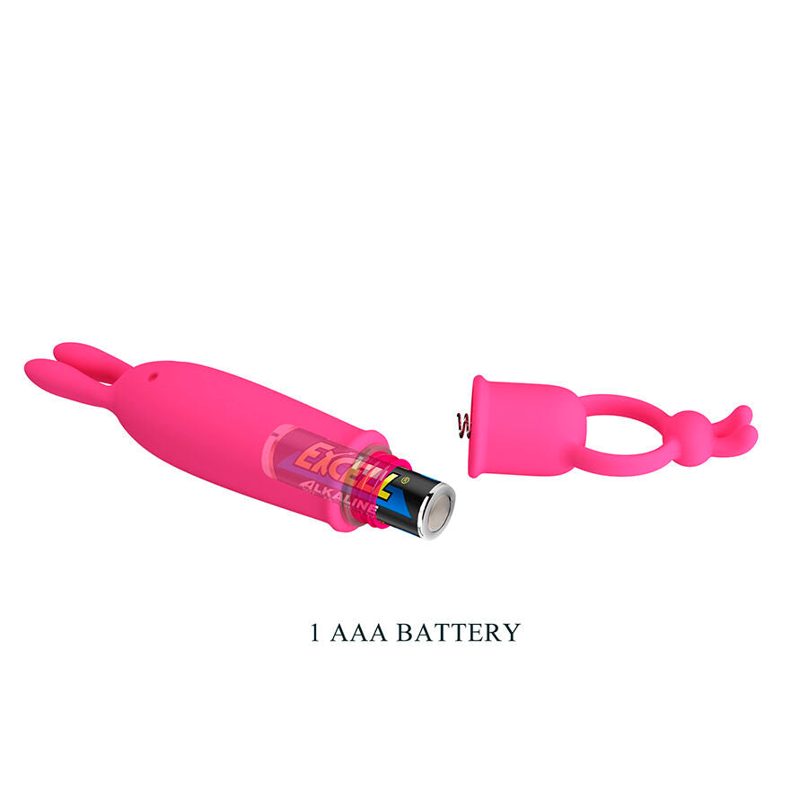 Pretty Love Delia Rabbit Vibrator con Anillo de Resistencia