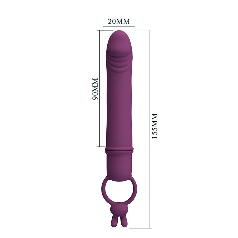 Pretty Love Cora - Vibrador con Forma de Pene y Anillo de Resistencia