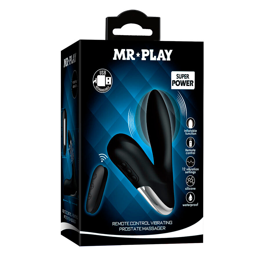 Mr Play Masajeador de Próstata con Control Remoto por Vibración