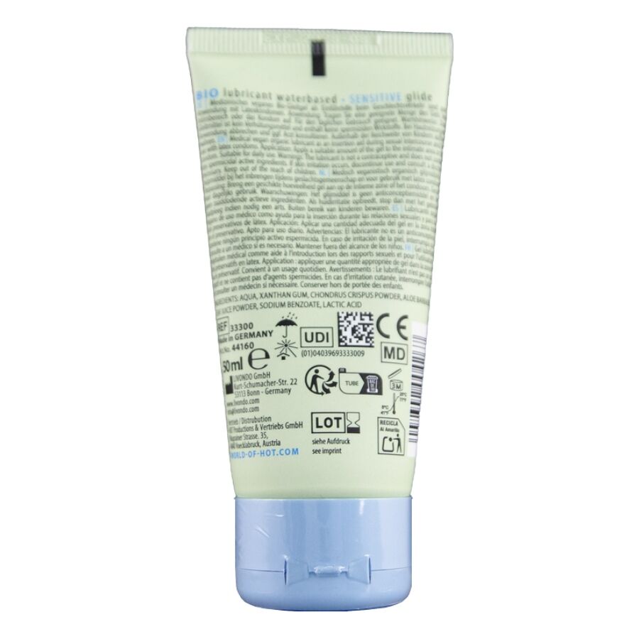 HOT Bio Lubricant Waterbased Sensitiv 50 ml