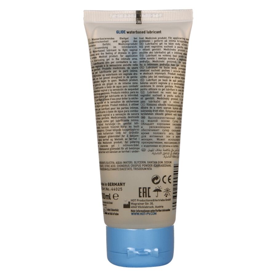 Hot Glide Liquid Pleasure Lubricante Base Agua 100 ml