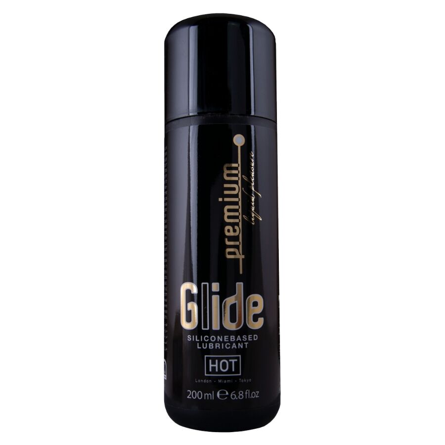 Hot Premium Silicone Glide Lubricante a Base de Silicona 200 ml