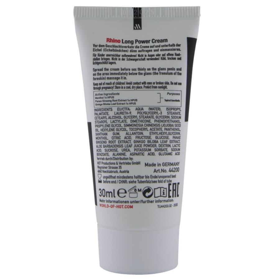 Hot Rhino Long Power Cream 30 ml